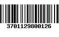 Código de Barras 3701129800126