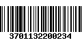 Código de Barras 3701132200234