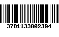 Código de Barras 3701133002394