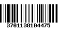 Código de Barras 3701138104475