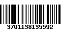 Código de Barras 3701138135592