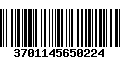 Código de Barras 3701145650224