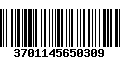 Código de Barras 3701145650309