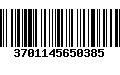 Código de Barras 3701145650385