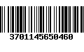 Código de Barras 3701145650460