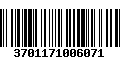 Código de Barras 3701171006071