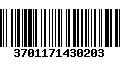 Código de Barras 3701171430203