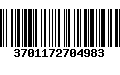 Código de Barras 3701172704983