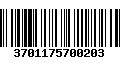 Código de Barras 3701175700203