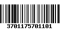 Código de Barras 3701175701101