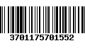 Código de Barras 3701175701552