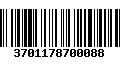 Código de Barras 3701178700088