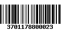 Código de Barras 3701178800023