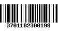 Código de Barras 3701182300199