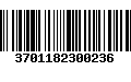 Código de Barras 3701182300236