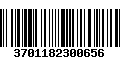 Código de Barras 3701182300656