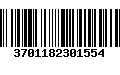 Código de Barras 3701182301554