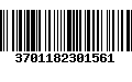 Código de Barras 3701182301561