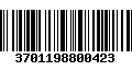 Código de Barras 3701198800423