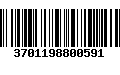 Código de Barras 3701198800591