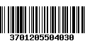 Código de Barras 3701205504030