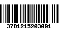 Código de Barras 3701215203091