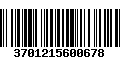 Código de Barras 3701215600678