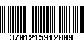 Código de Barras 3701215912009