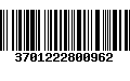 Código de Barras 3701222800962