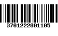 Código de Barras 3701222801105