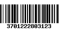 Código de Barras 3701222803123