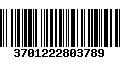 Código de Barras 3701222803789