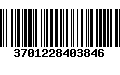 Código de Barras 3701228403846