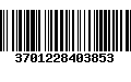 Código de Barras 3701228403853