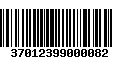 Código de Barras 37012399000082