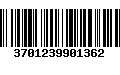 Código de Barras 3701239901362