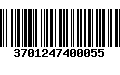 Código de Barras 3701247400055