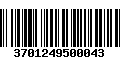 Código de Barras 3701249500043