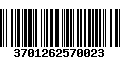 Código de Barras 3701262570023