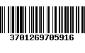 Código de Barras 3701269705916