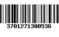 Código de Barras 3701271300536