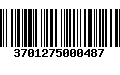 Código de Barras 3701275000487