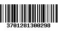 Código de Barras 3701281300298