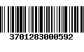 Código de Barras 3701283000592