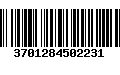 Código de Barras 3701284502231