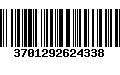 Código de Barras 3701292624338