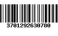 Código de Barras 3701292630780