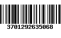 Código de Barras 3701292635068