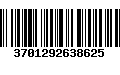 Código de Barras 3701292638625