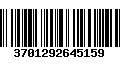 Código de Barras 3701292645159